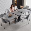 Bàn ăn thông minh kéo dài mở rộng mặt đá cao cấp kích thước dài 1.8m ngồi được 6 đến 8 người