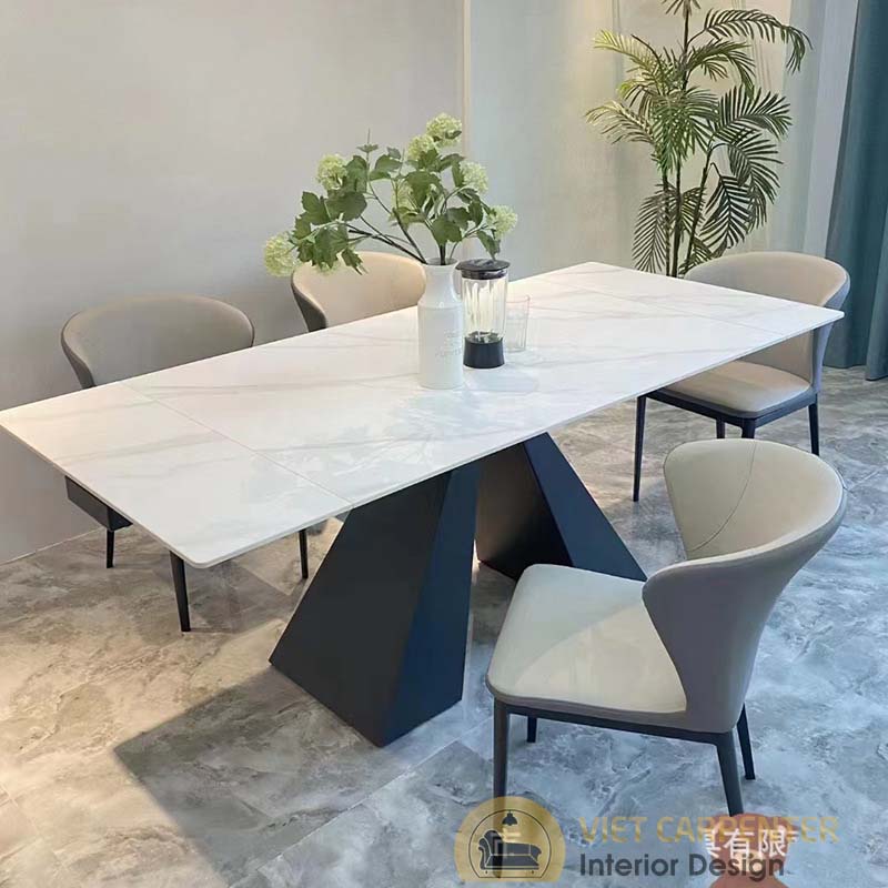 Bàn ăn thông minh kéo dài gấp 3 lần ngồi được 12 người