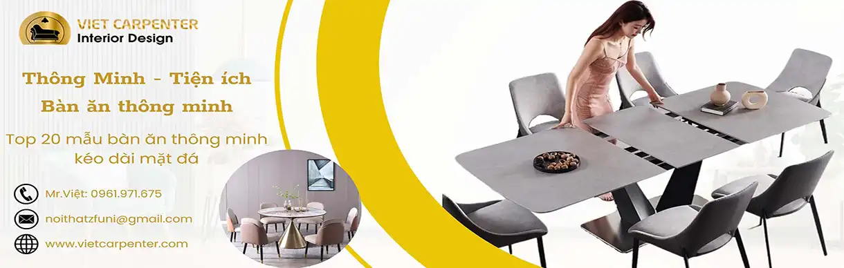 các mẫu bàn ăn thông minh hiện nay